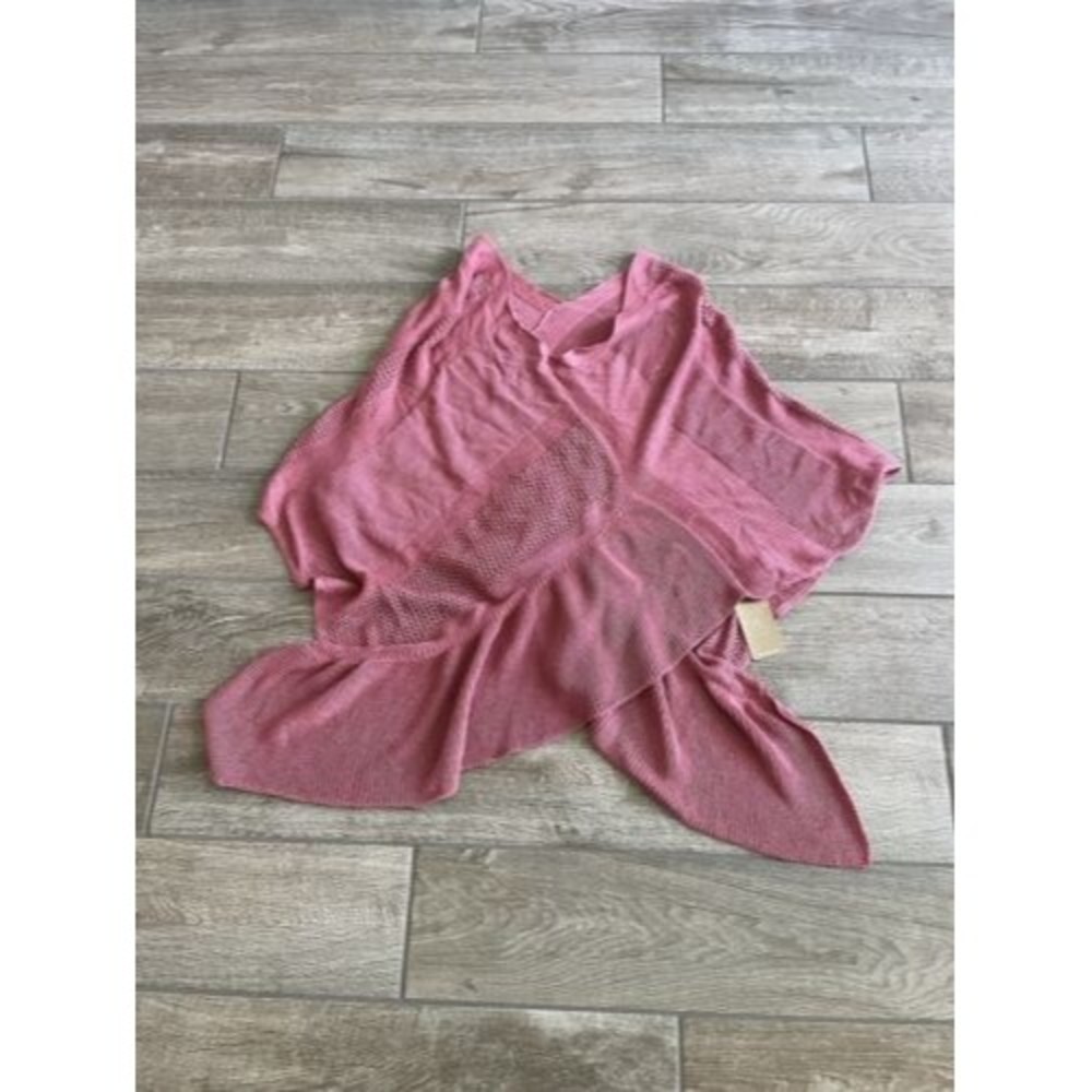 Janice apparel pink knit swim suit cover up NEW NWT One Size Fits Most Womens